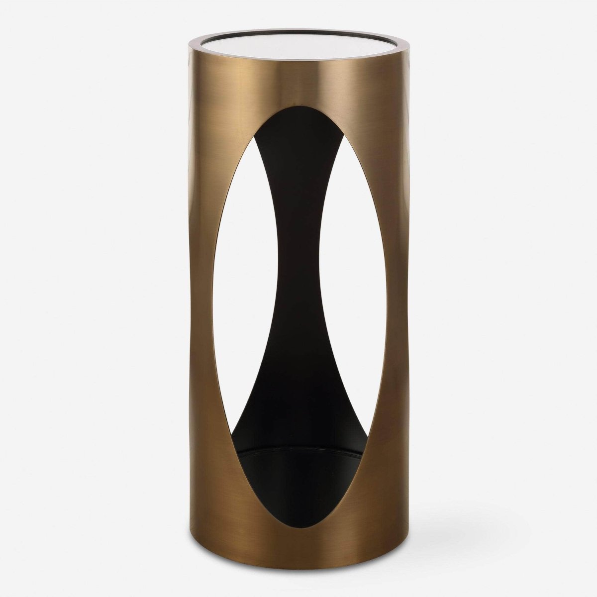 Achilles Brass Drink Table - Uttermost - Drink Tables by Modest Hut