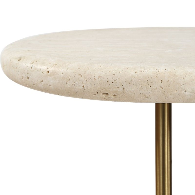 Side view of the Adames Drink Table by Uttermost