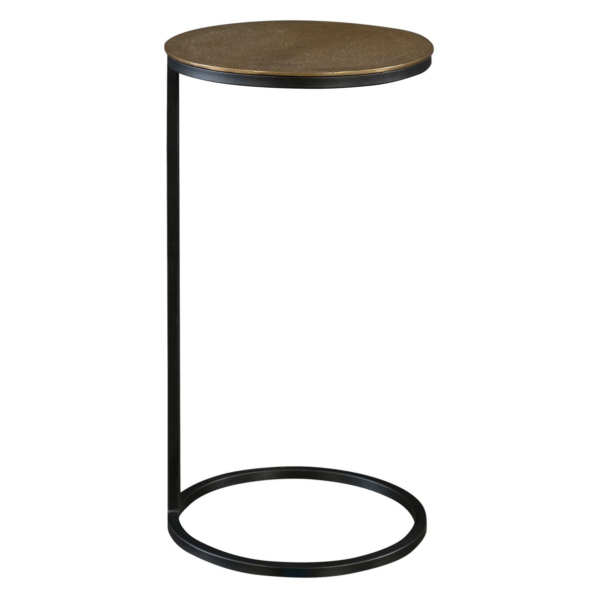 Brunei Gold Accent/Drink Table - Uttermost - Drink Tables by Modest Hut