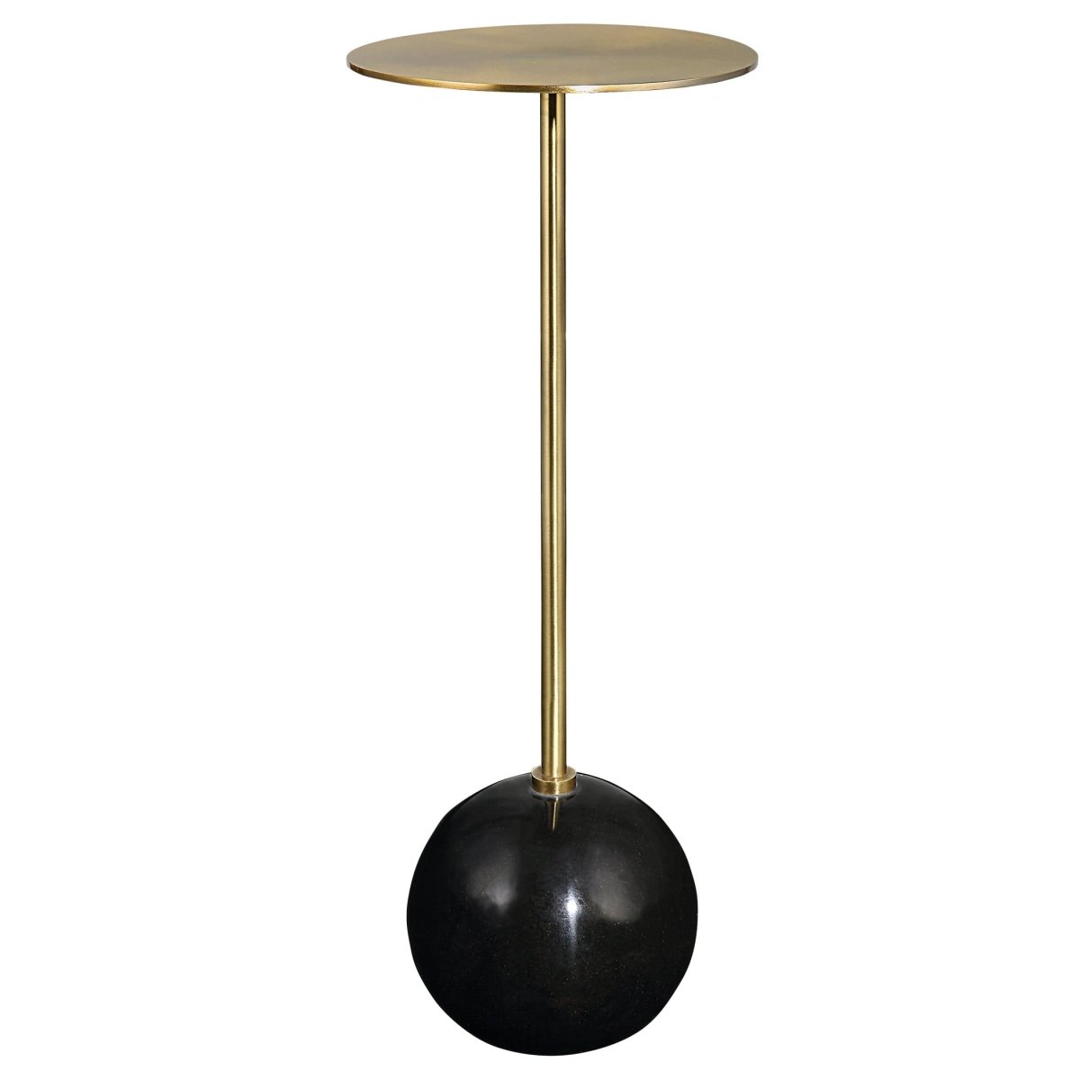 Gimlet Brass Drink Table - Uttermost - Drink Tables by Modest Hut