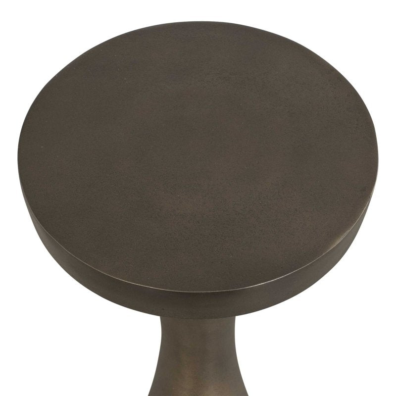 Miko Indoor-Outdoor Bronze Drink Table - Accent Tables