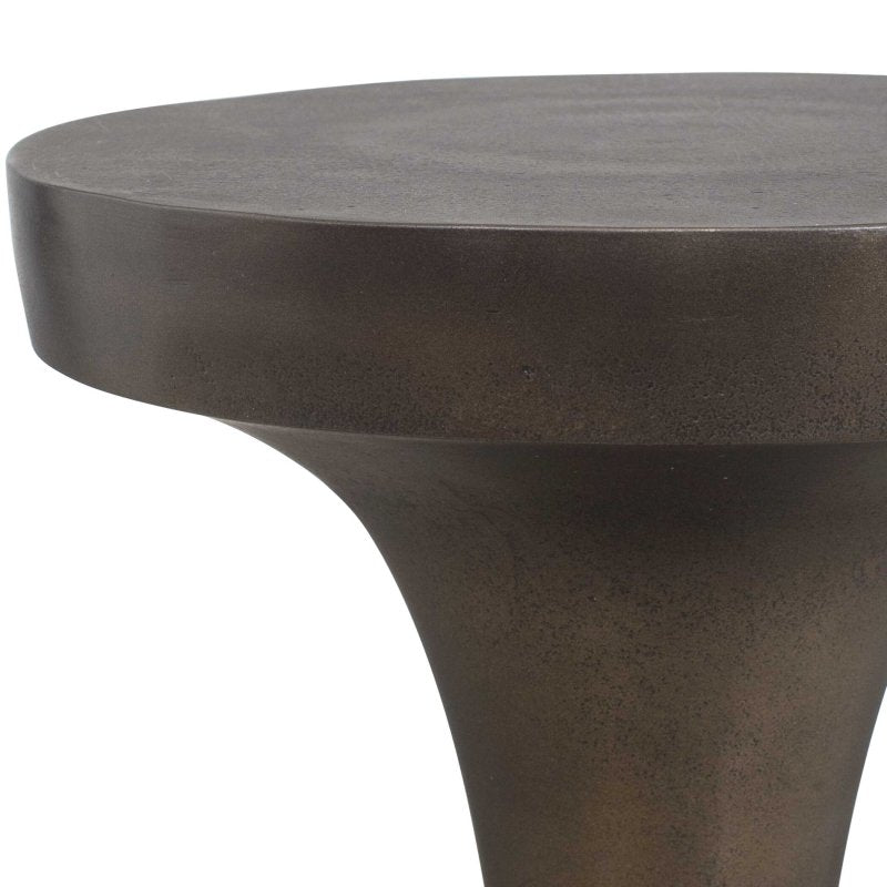 Miko Indoor-Outdoor Bronze Drink Table - Accent Tables