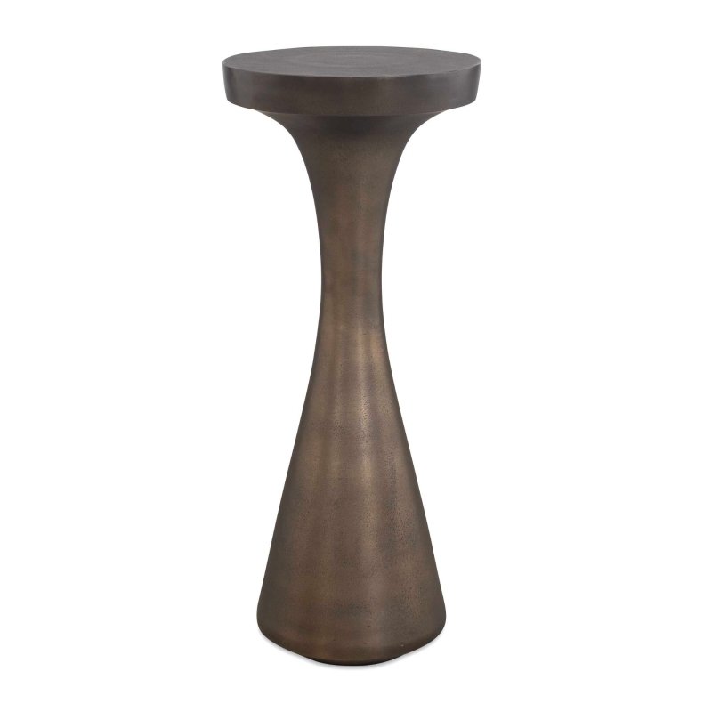 Miko Indoor-Outdoor Bronze Drink Table - Accent Tables