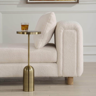 Pascal Brass Drink Table - Uttermost - Drink Tables by Modest Hut