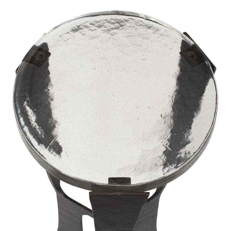 Renaud Dark Bronze Drink Table - Accent Tables