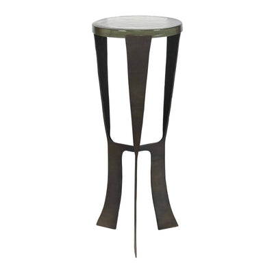Renaud Dark Bronze Drink Table - Accent Tables