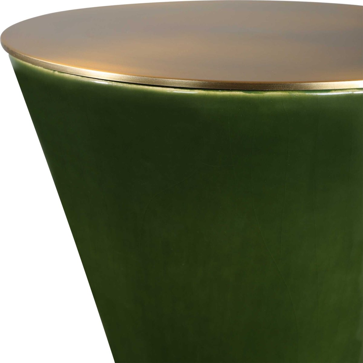 Ronde Jade Green Drink Table - Uttermost - Drink Tables by Modest Hut