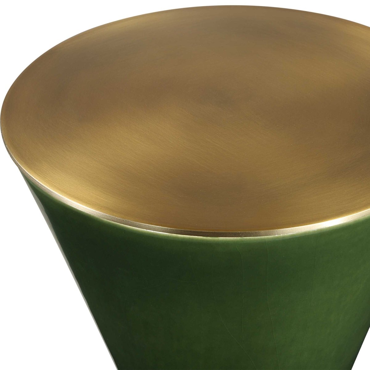 Ronde Jade Green Drink Table - Uttermost - Drink Tables by Modest Hut