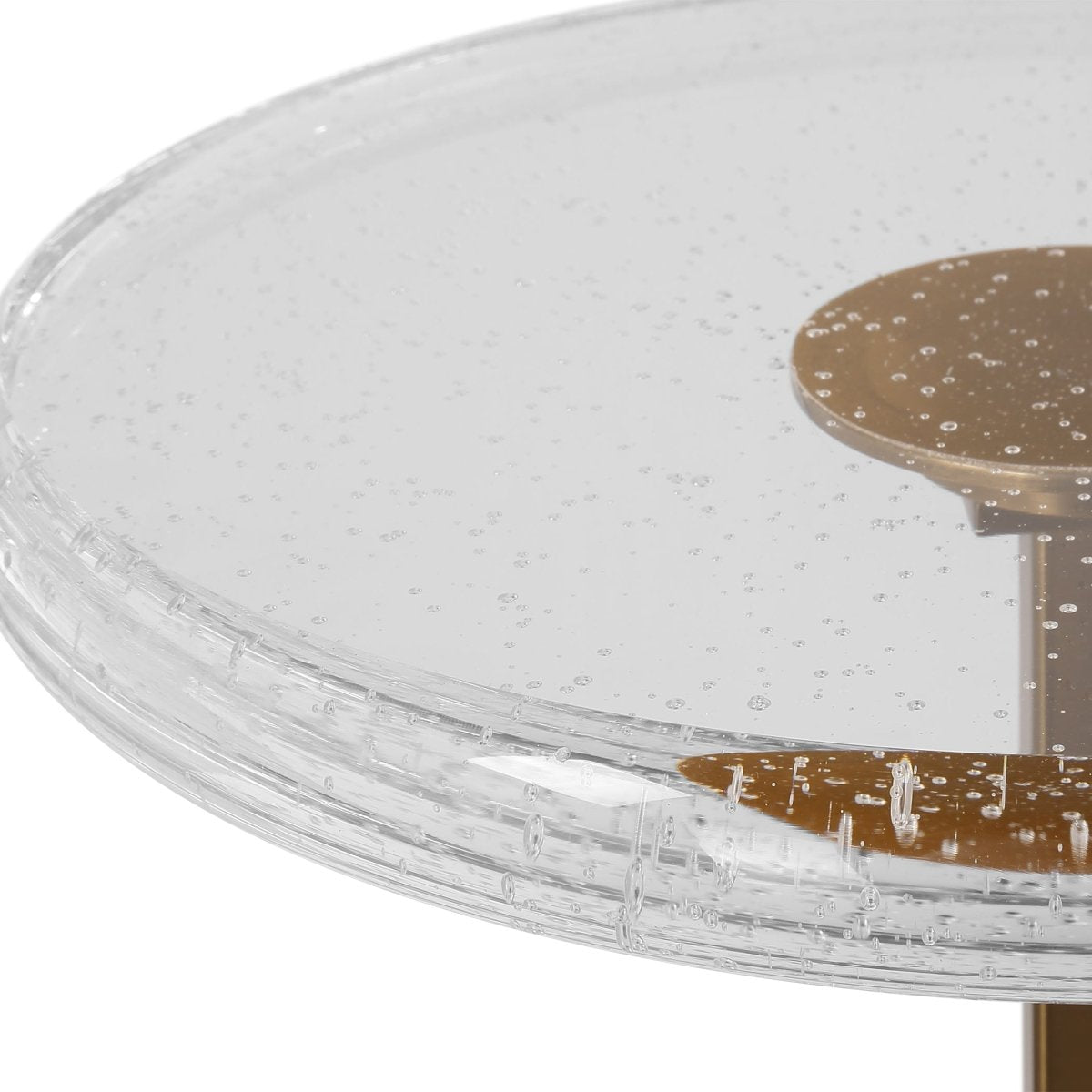 Sora Glass Drink Table - Uttermost - Drink Tables by Modest Hut