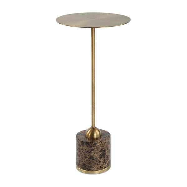 Verlin Brass Drink Table - Uttermost - Drink Tables by Modest Hut