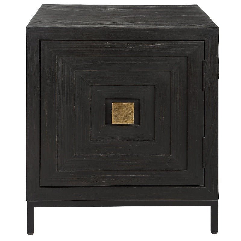 Aiken Geometric Cabinet / End Table - Uttermost - End Tables by Modest Hut