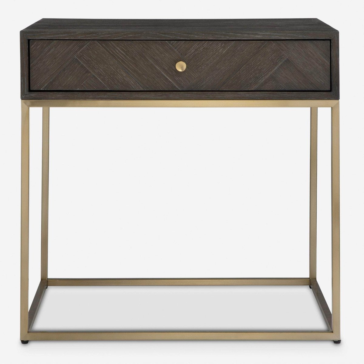 Armistead Walnut Side Table - Uttermost - End Tables by Modest Hut