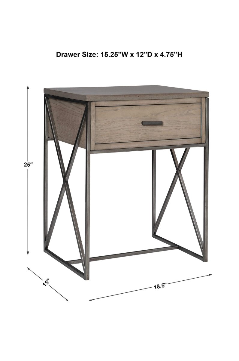 Cartwright Side Table - Uttermost - End Tables by Modest Hut