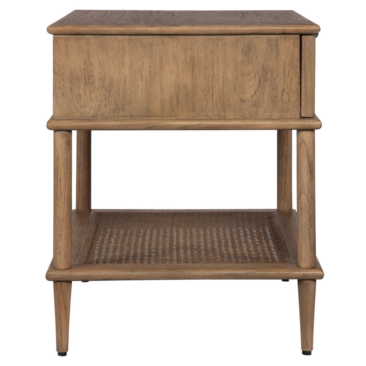 Coast Tattan Cane Side Table - Uttermost - End Tables by Modest Hut