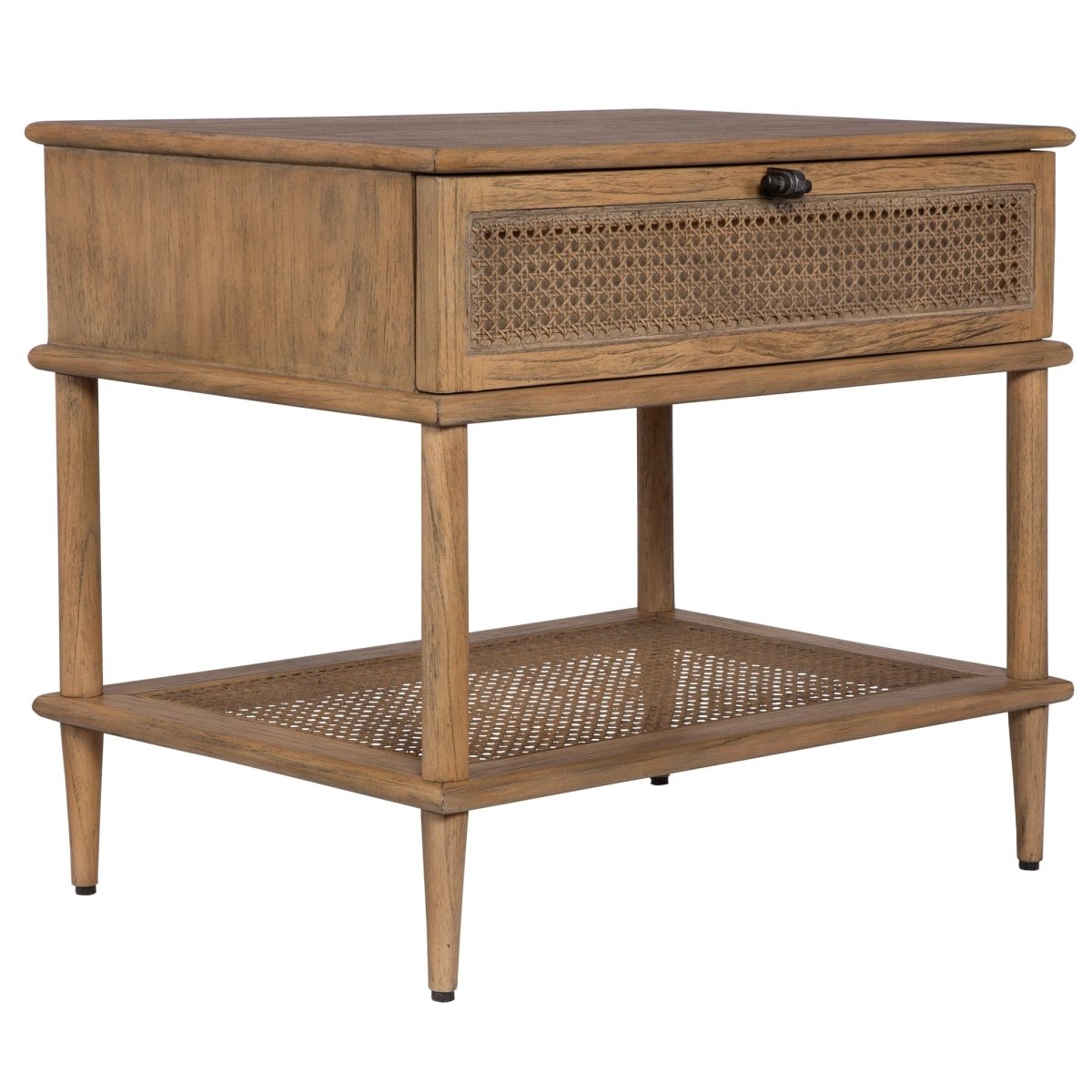 Coast Tattan Cane Side Table - Uttermost - End Tables by Modest Hut