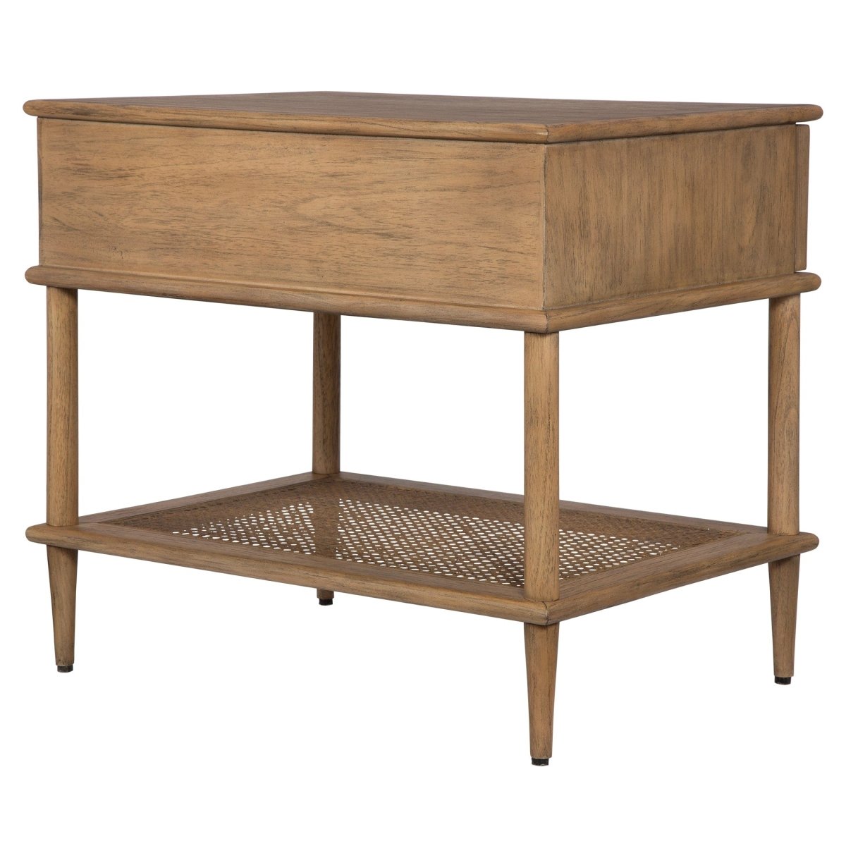 Coast Tattan Cane Side Table - Uttermost - End Tables by Modest Hut