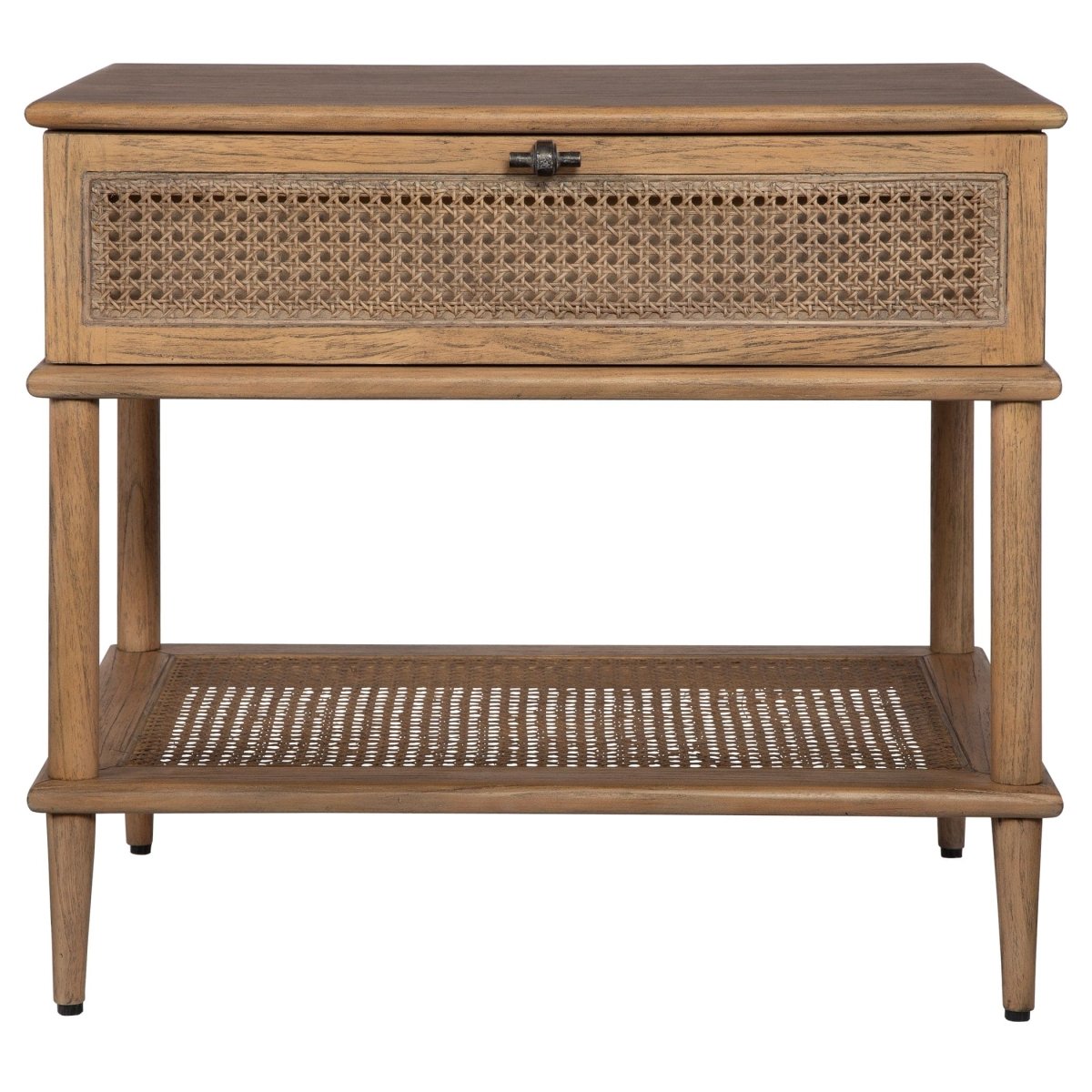 Coast Tattan Cane Side Table - Uttermost - End Tables by Modest Hut