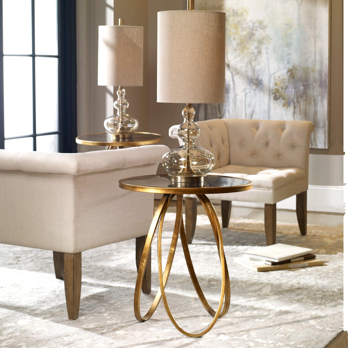 Montrez Side Table - Uttermost - End Tables by Modest Hut