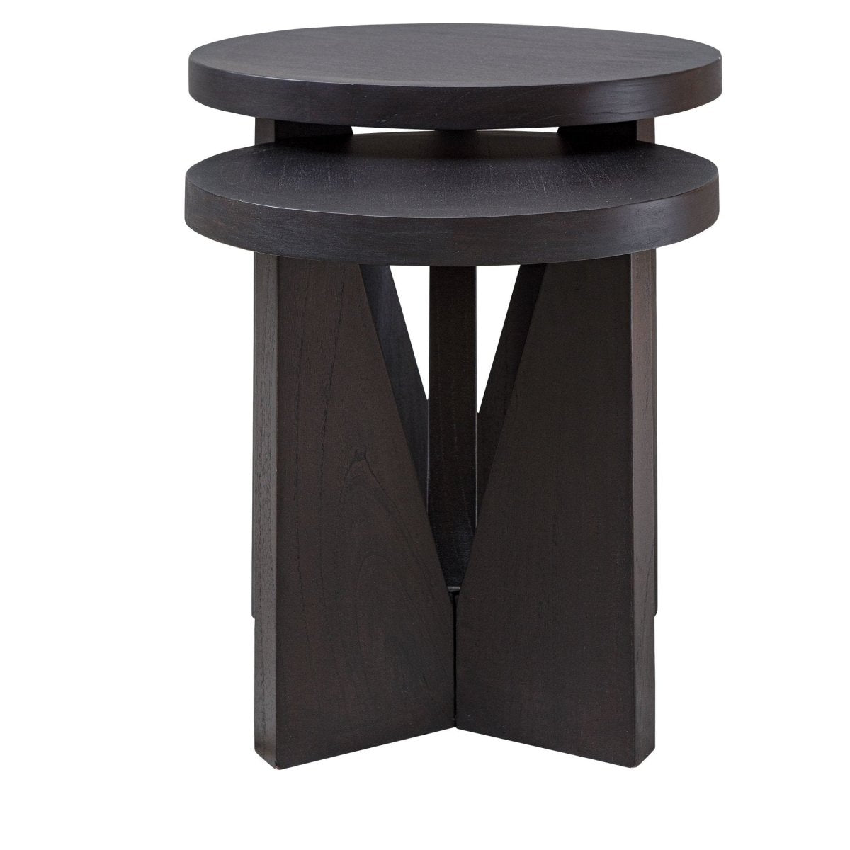 Nadette Modern Nesting Tables - Uttermost - End Tables by Modest Hut