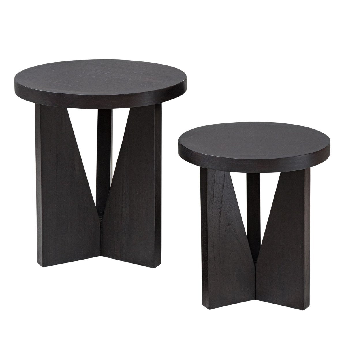 Nadette Modern Nesting Tables - Uttermost - End Tables by Modest Hut