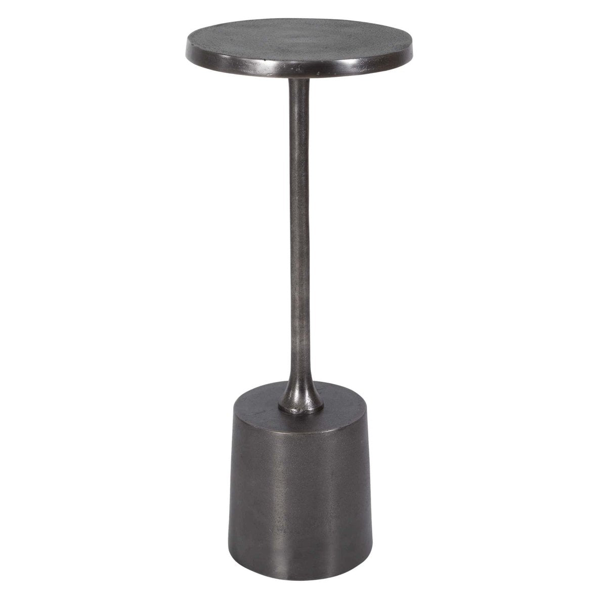 Sanaga Drink Table Nickel - Uttermost - End Tables by Modest Hut