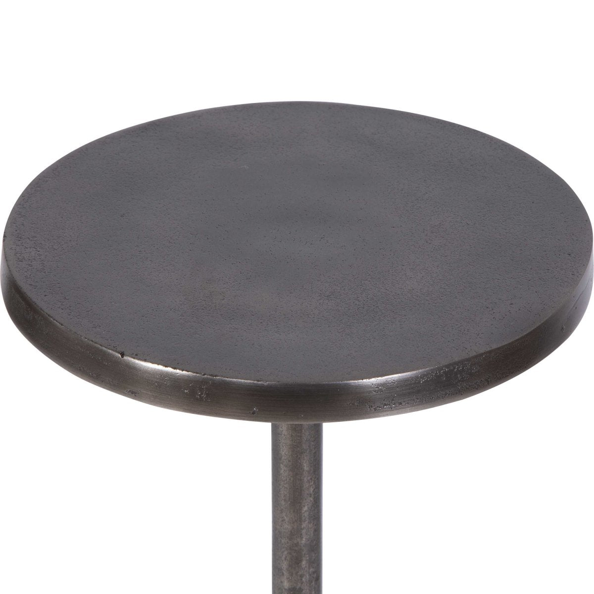 Sanaga Drink Table Nickel - Uttermost - End Tables by Modest Hut