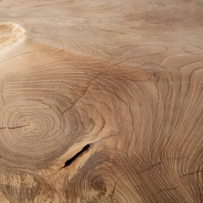 Sola Handcrafted Teak Side Table - Uttermost - End Tables by Modest Hut