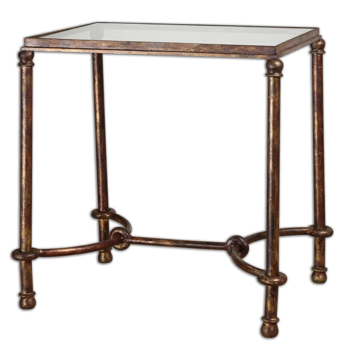 Warring Iron End Table - Uttermost - End Tables by Modest Hut