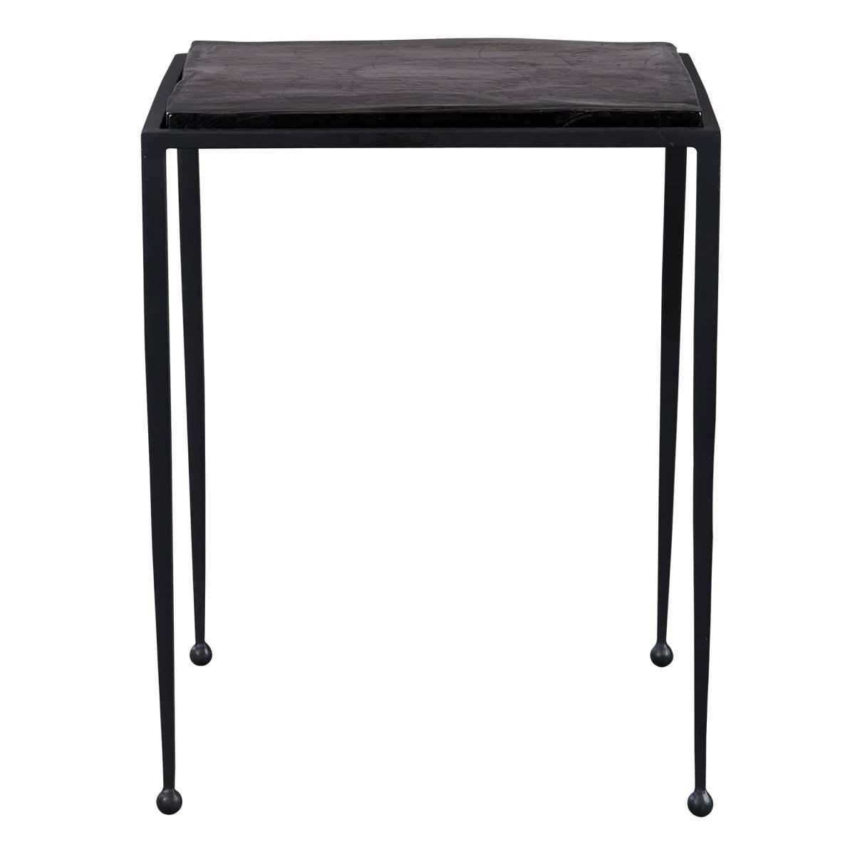 Wavelet Iron Side Table - Uttermost - End Tables by Modest Hut