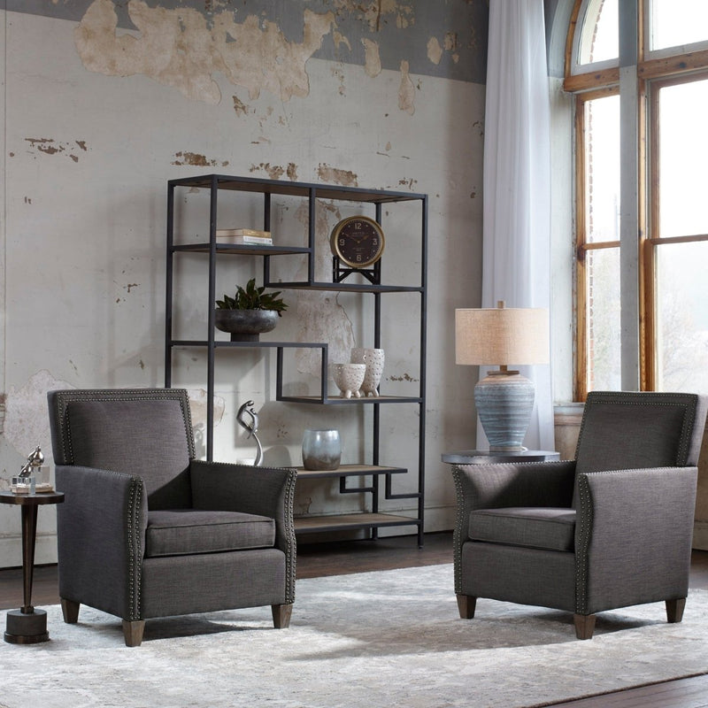 Sherwin Industrial Etagere - Uttermost - Etageres by Modest Hut
