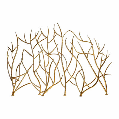 Gold Branches Fireplace Screen - Uttermost - Fireplace Screens by Modest Hut