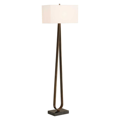 Galloway Minimalist Bronze Floor Lamp - Uttermost - Floor Lamp by Modest Hut