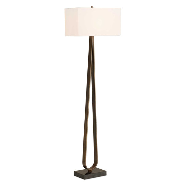 Galloway Minimalist Bronze Floor Lamp - Uttermost - Floor Lamp by Modest Hut