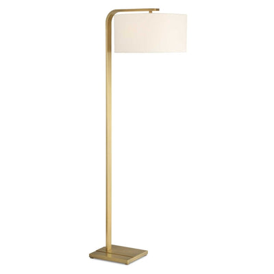 Laight Antique Brass Floor Lamp - Uttermost - Floor Lamp by Modest Hut