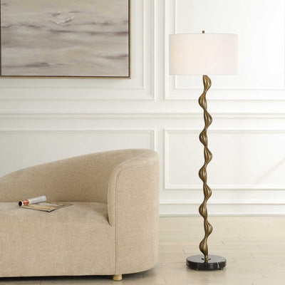 Remolino Bronze Floor Lamp - Uttermost - Floor Lamp by Modest Hut