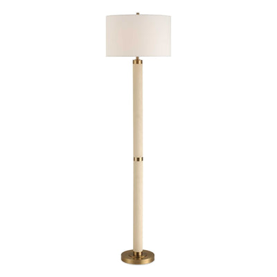Wessex White Floor Lamp - Uttermost - Floor Lamp by Modest Hut