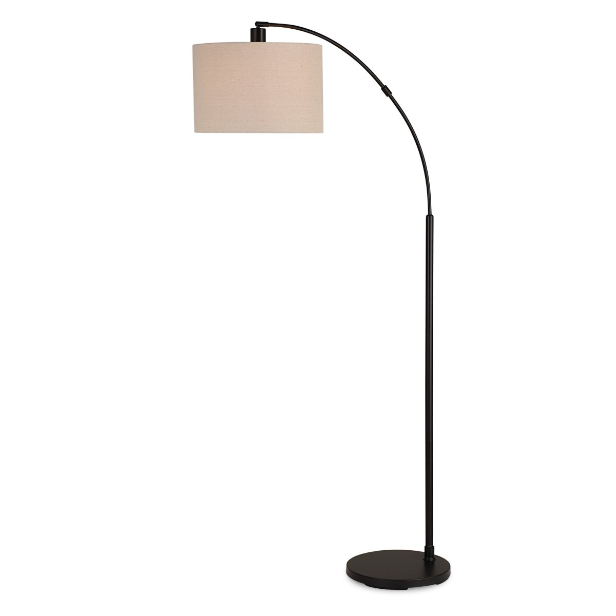 Black Metal Arc Floor Lamp - Uttermost - Floor Lamps by Modest Hut