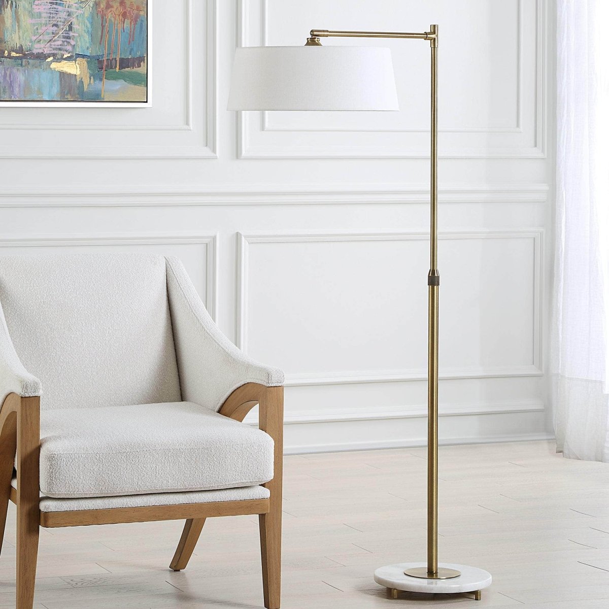 Branch Out Brass Floor Lamp - Uttermost - Floor Lamps by Modest Hut