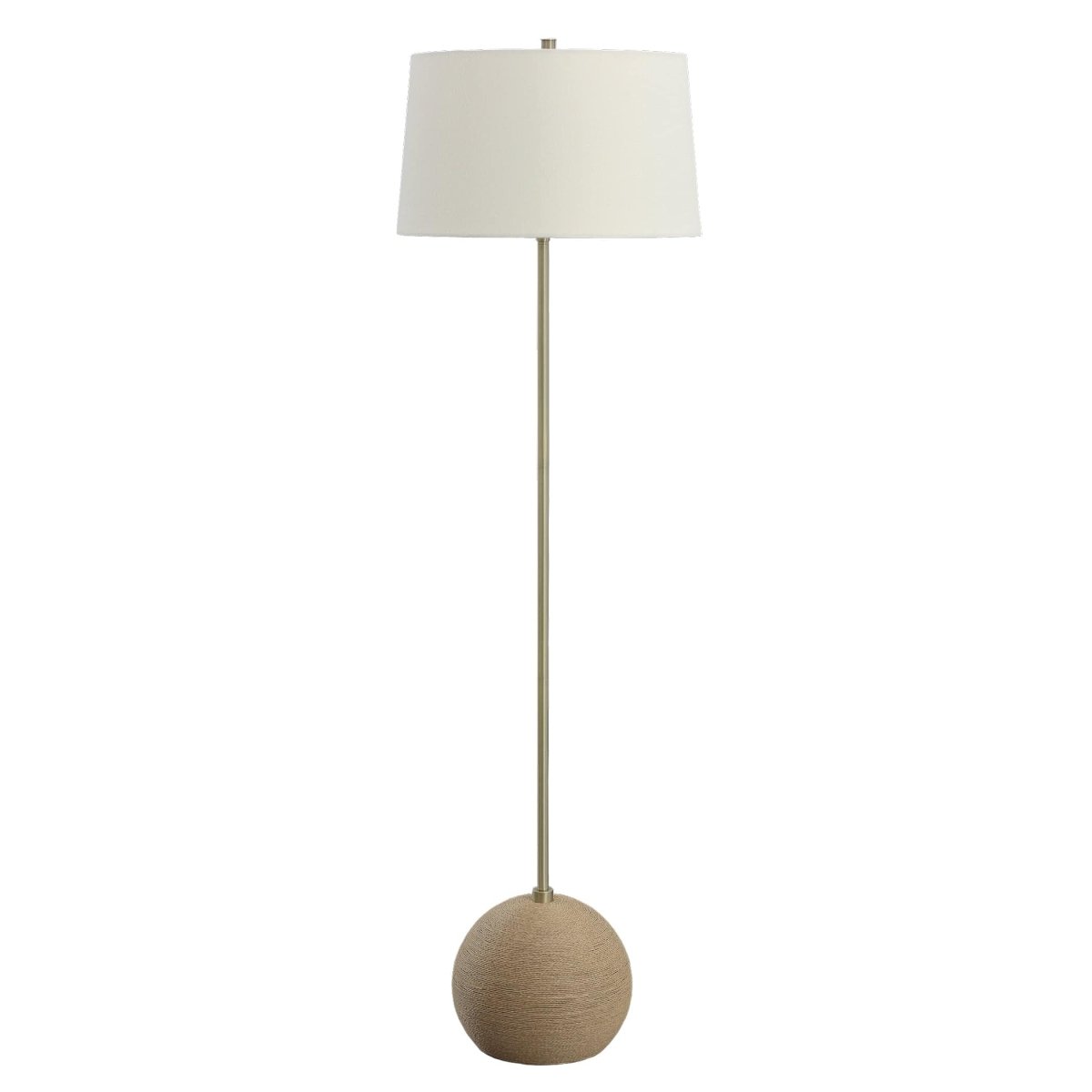 Captiva Brass Floor Lamp - Uttermost - Floor Lamps by Modest Hut