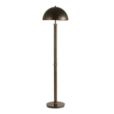 Dark Bronze Metal Floor Lamp with Knurling - Uttermost - Floor Lamps by Modest Hut