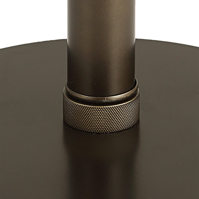 Dark Bronze Metal Floor Lamp with Knurling - Uttermost - Floor Lamps by Modest Hut