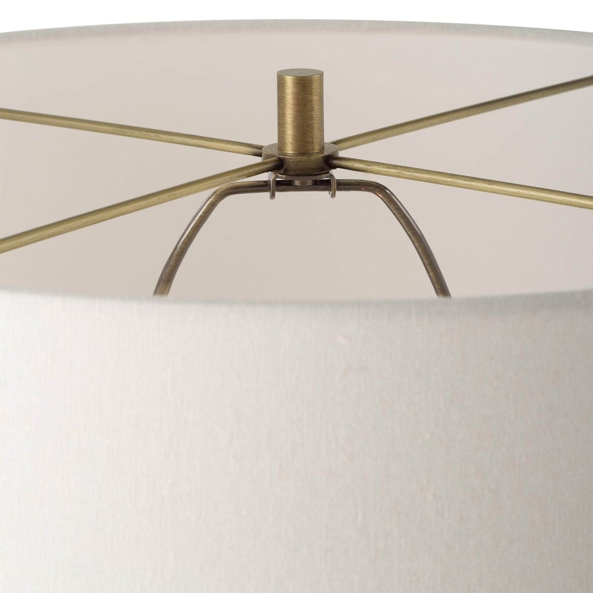 Faro White Marble Floor Lamp - Uttermost - Floor Lamps by Modest Hut