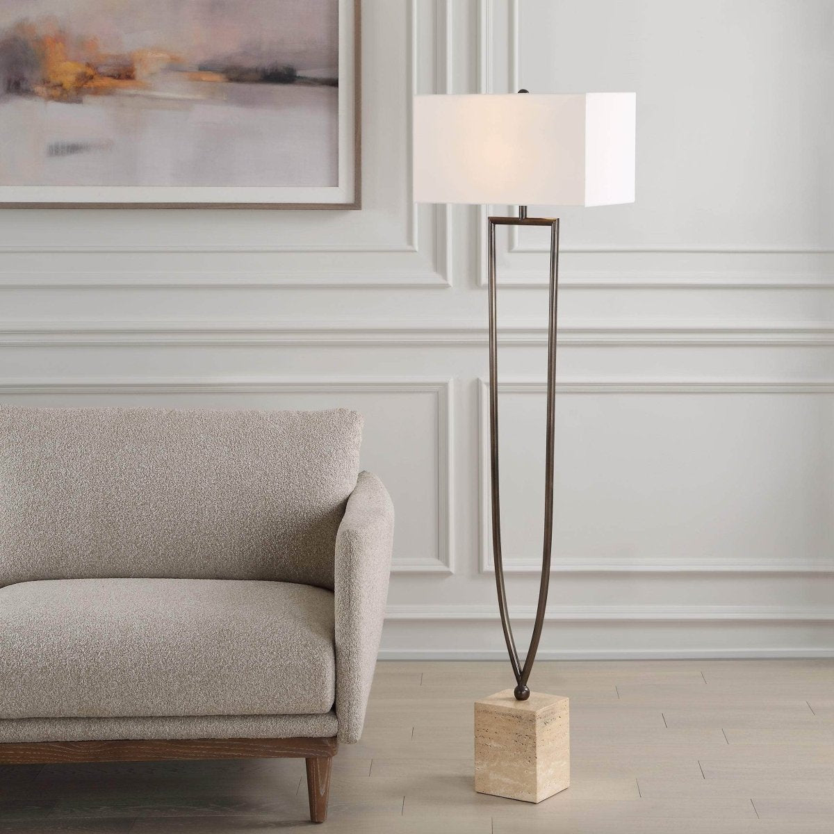 Fork In The Road Floor Lamp - Uttermost - Floor Lamps by Modest Hut