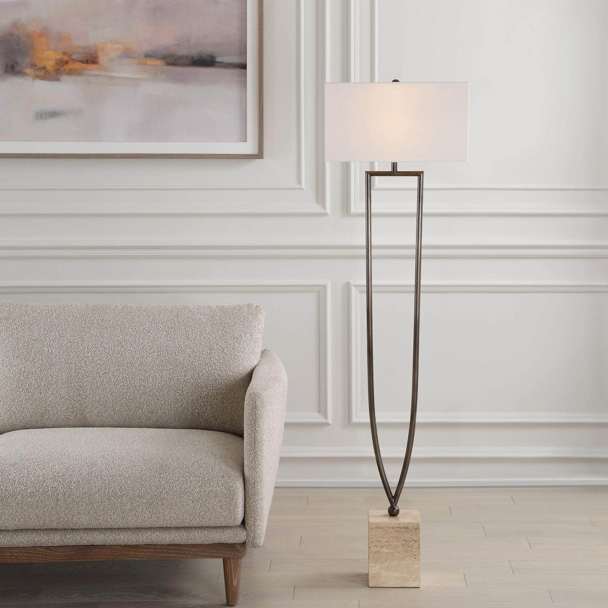 Fork In The Road Floor Lamp - Uttermost - Floor Lamps by Modest Hut