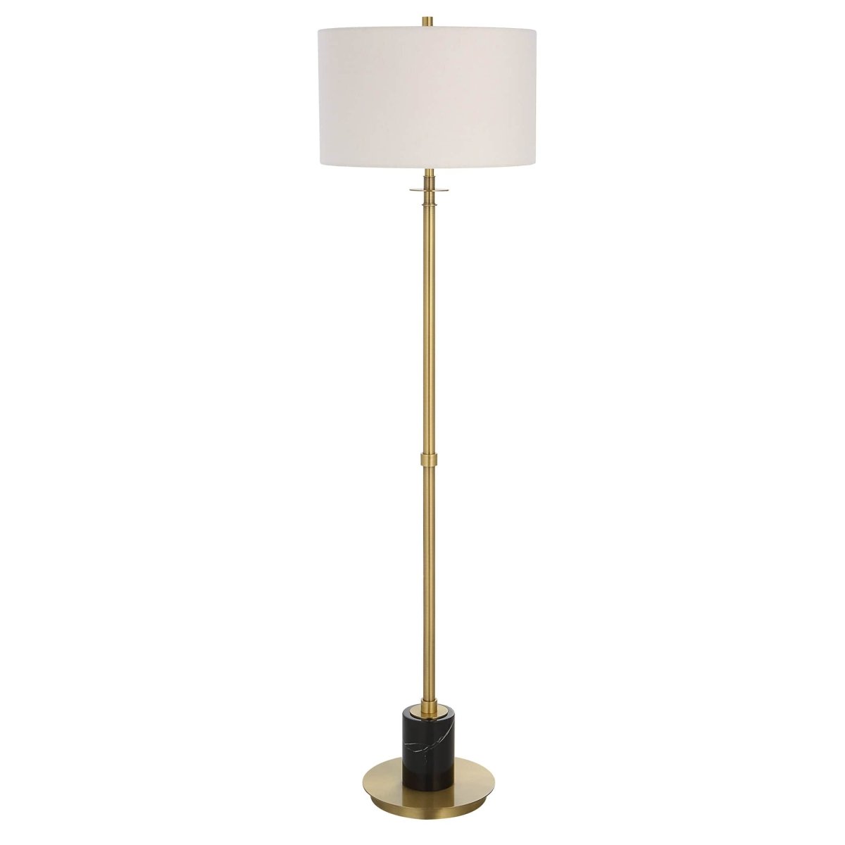 Guard Brass Floor Lamp - Uttermost - Floor Lamps by Modest Hut