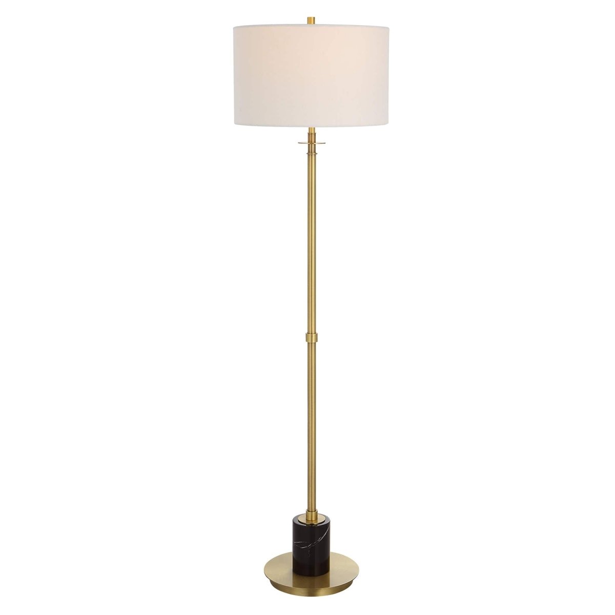 Guard Brass Floor Lamp - Uttermost - Floor Lamps by Modest Hut