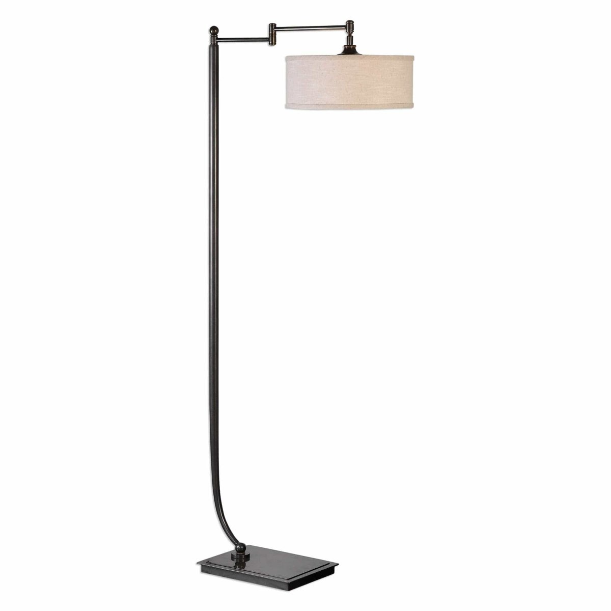 Lamine Dark Bronze Floor Lamp - Uttermost - Floor Lamps by Modest Hut