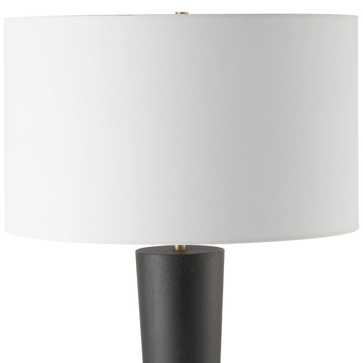 Layla Black Tapered Floor Lamp - Uttermost - Floor Lamps by Modest Hut