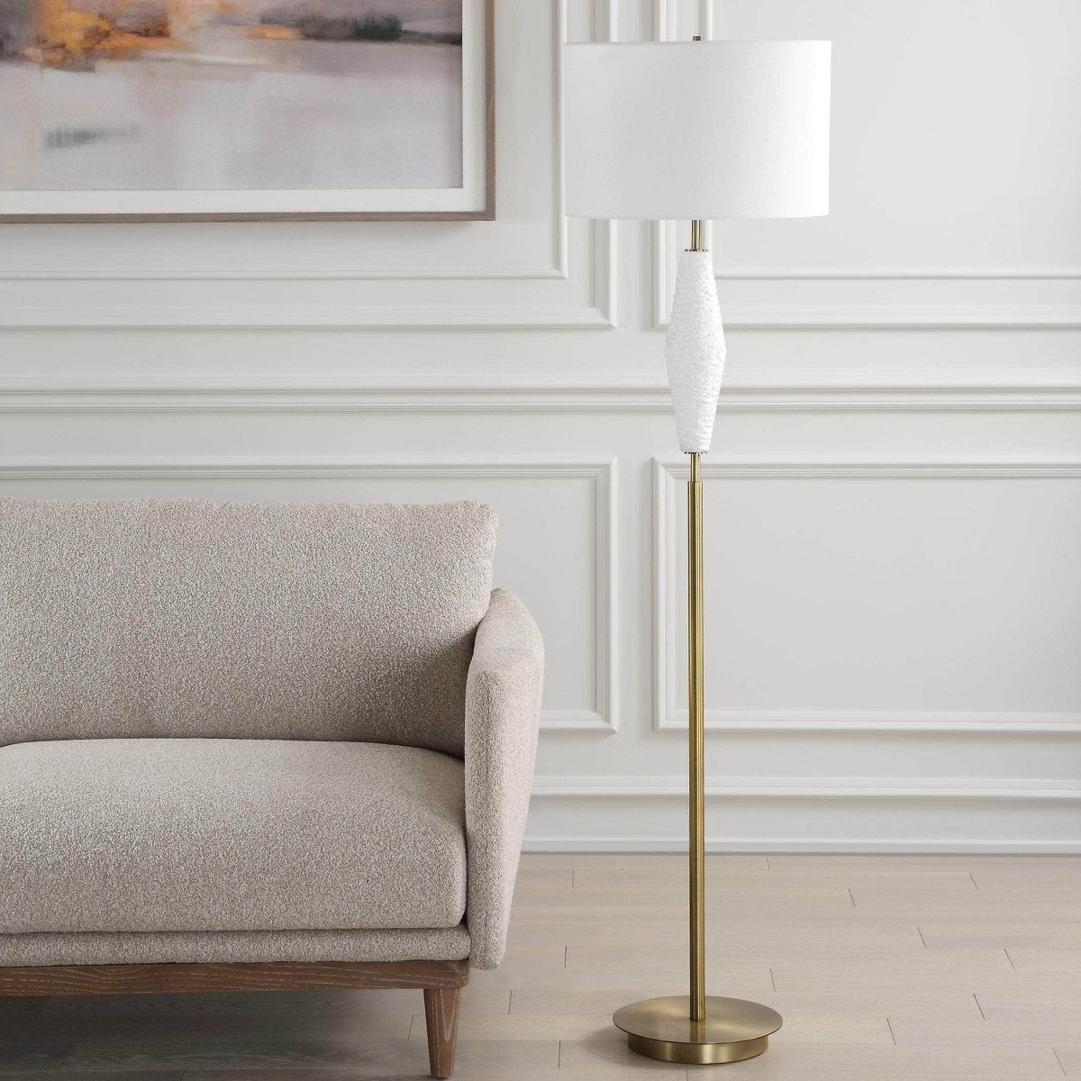 Quite The Buzz Floor Lamp - Uttermost - Floor Lamps by Modest Hut