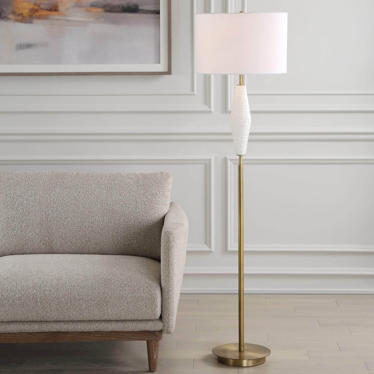 Quite The Buzz Floor Lamp - Uttermost - Floor Lamps by Modest Hut